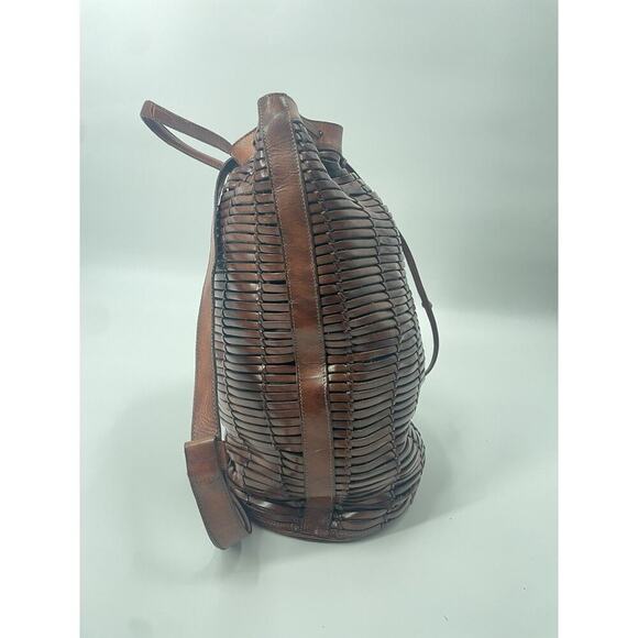 Ralph Lauren Collection Vintage Leather Bucket Bag 1997 Runway Women’s 90s Purse - Picture 7 of 15